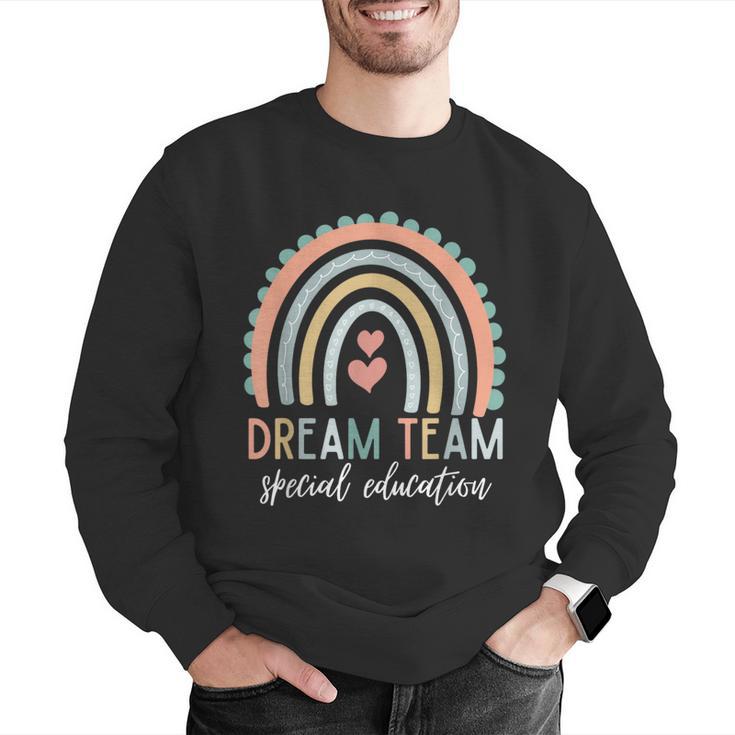 Dream Team Special Education Teacher ED SPED Squad Rainbow Men Graphic Sweatshirt, funny gift
