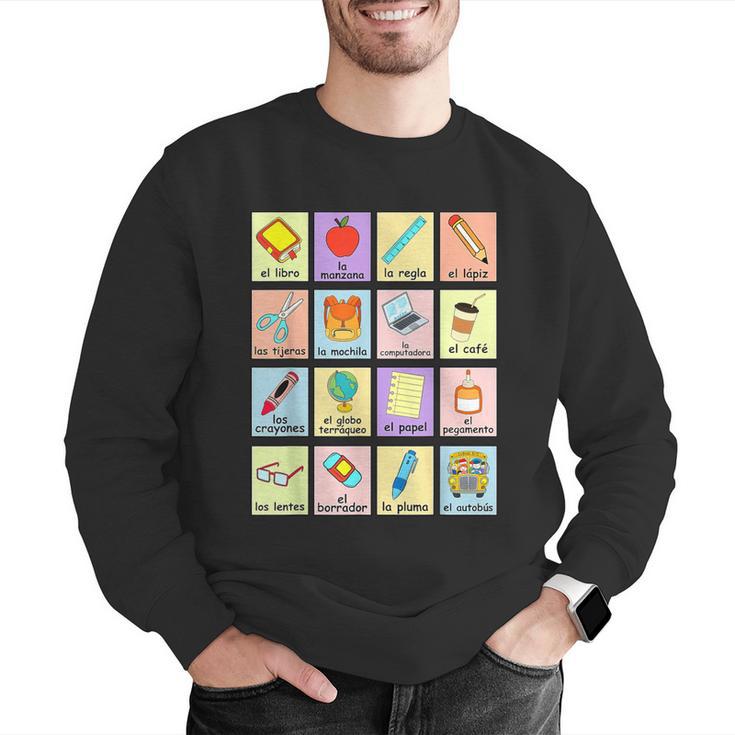 Dual Language Crew Bilingual Spanish Teacher Back To School For Men Women Men Graphic Sweatshirt, funny gift Dual Language Crew Bilingual Spanish Teacher Back To School For Men Women Men Graphic Sweatshirt, funny gift