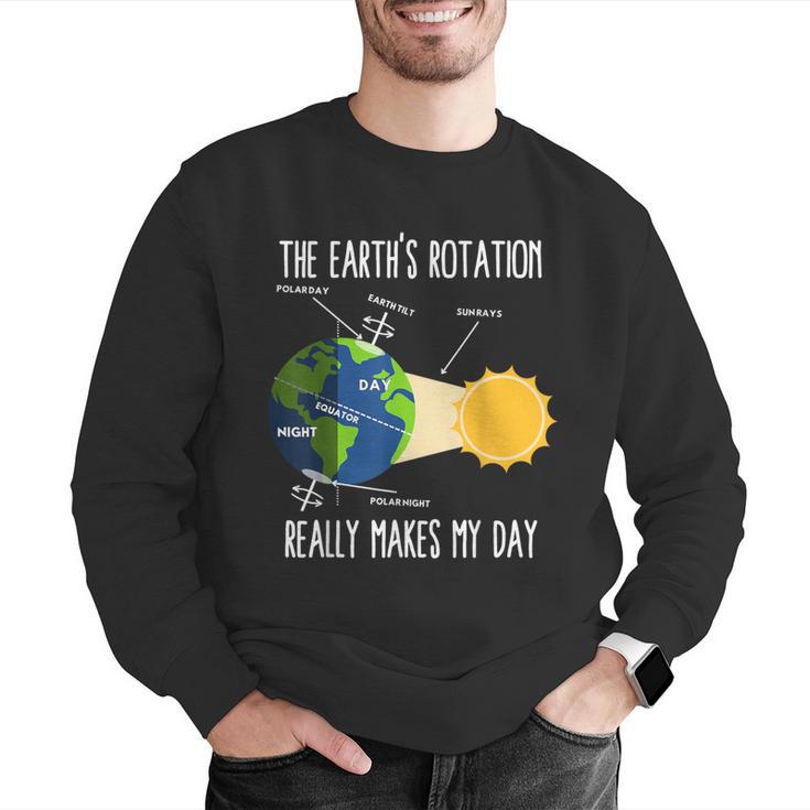 Earth Rotation Earth Day Science Teacher Kids Women Men Graphic Sweatshirt, Science Teacher Sweatshirts, funny gift Earth Rotation Earth Day Science Teacher Kids Women Men Graphic Sweatshirt, Science Teacher Sweatshirts, funny gift