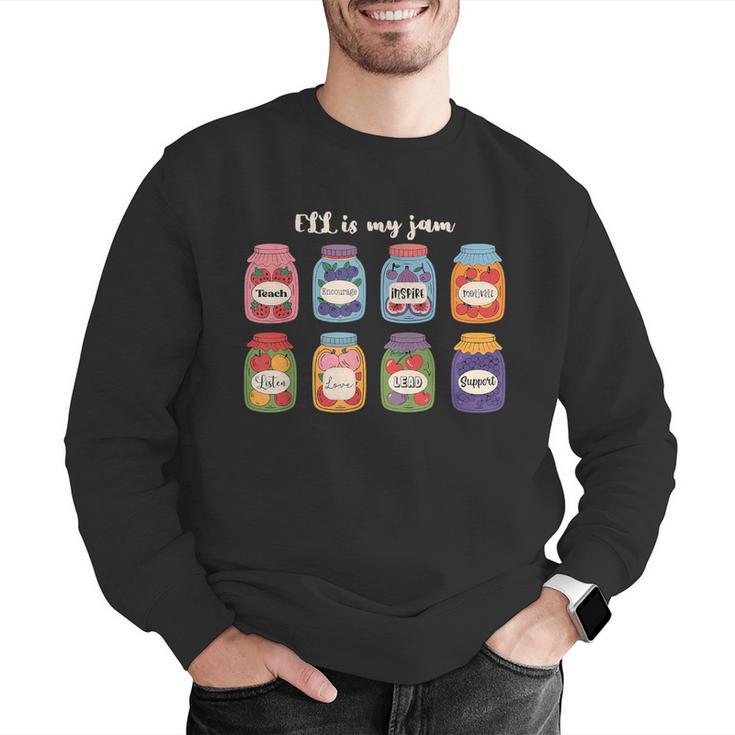 ELL Is My Jam English Language Learner Aide ELL Teacher Men Graphic Sweatshirt, English Teacher Sweatshirts, funny gift ELL Is My Jam English Language Learner Aide ELL Teacher Men Graphic Sweatshirt, English Teacher Sweatshirts, funny gift