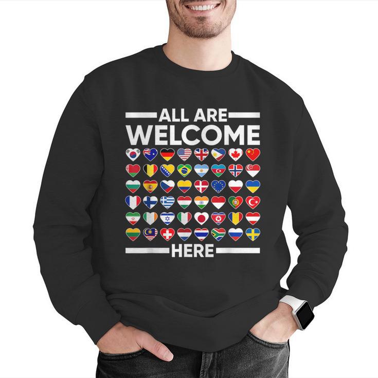 ESL Teacher All Are Welcome Here For Worlds Virtual Teachers Men Graphic Sweatshirt, Esl Teacher Sweatshirts, funny gift ESL Teacher All Are Welcome Here For Worlds Virtual Teachers Men Graphic Sweatshirt, Esl Teacher Sweatshirts, funny gift
