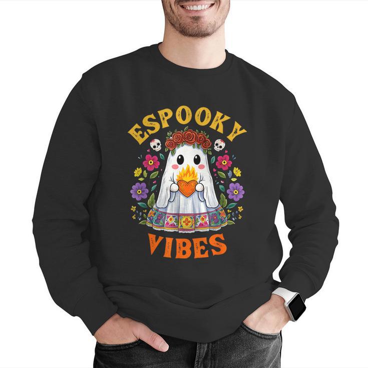 Espooky Vibes Spanish Mexican Halloween Ghost Teachers Men Graphic Sweatshirt, funny gift Espooky Vibes Spanish Mexican Halloween Ghost Teachers Men Graphic Sweatshirt, funny gift