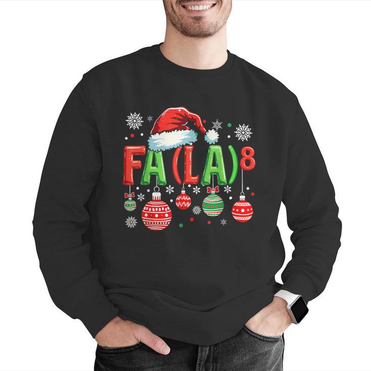FA LA 8 Christmas Santa FA La Math Teacher Student Men Graphic Sweatshirt, funny gift FA LA 8 Christmas Santa FA La Math Teacher Student Men Graphic Sweatshirt, funny gift