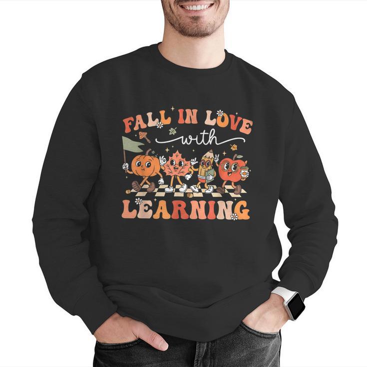 Fall In Love With Learning Autumn Teacher Thanksgiving Men Graphic Sweatshirt, funny gift Fall In Love With Learning Autumn Teacher Thanksgiving Men Graphic Sweatshirt, funny gift