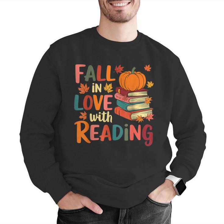 Fall In Love With Reading Autumn Thanksgiving Shirt Teacher Men Graphic Sweatshirt, funny gift Fall In Love With Reading Autumn Thanksgiving Shirt Teacher Men Graphic Sweatshirt, funny gift