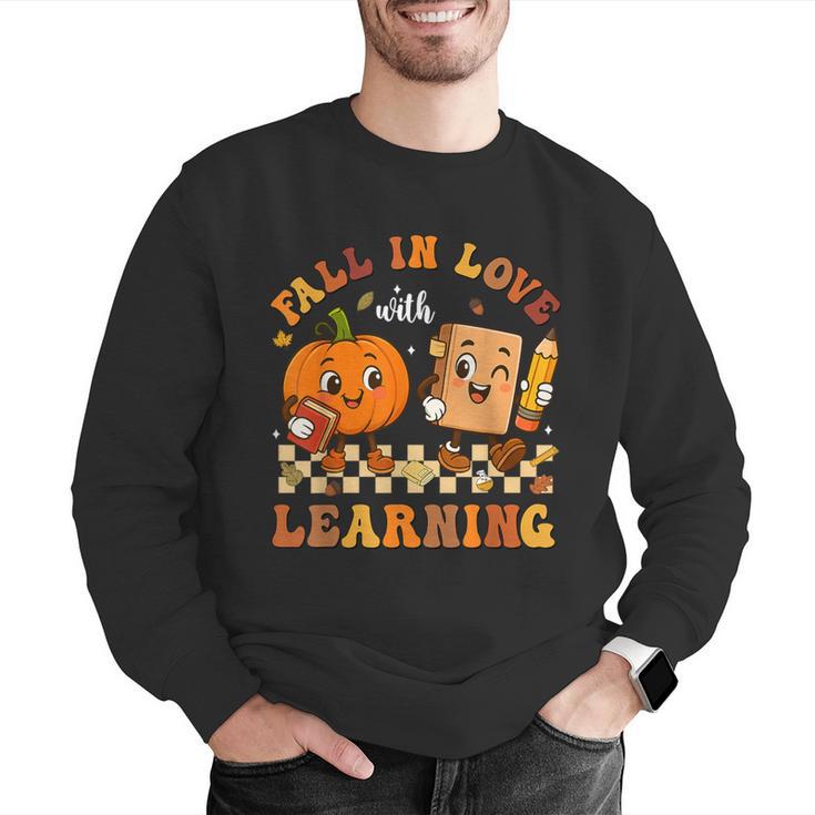Fall In Love With Reading Book Autumn Pumpkins And Teachers Men Graphic Sweatshirt, funny gift Fall In Love With Reading Book Autumn Pumpkins And Teachers Men Graphic Sweatshirt, funny gift