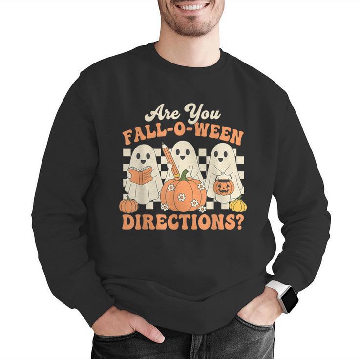Are You Fall O Ween Directions Halloween Teacher Men Graphic Sweatshirt, funny gift Are You Fall O Ween Directions Halloween Teacher Men Graphic Sweatshirt, funny gift