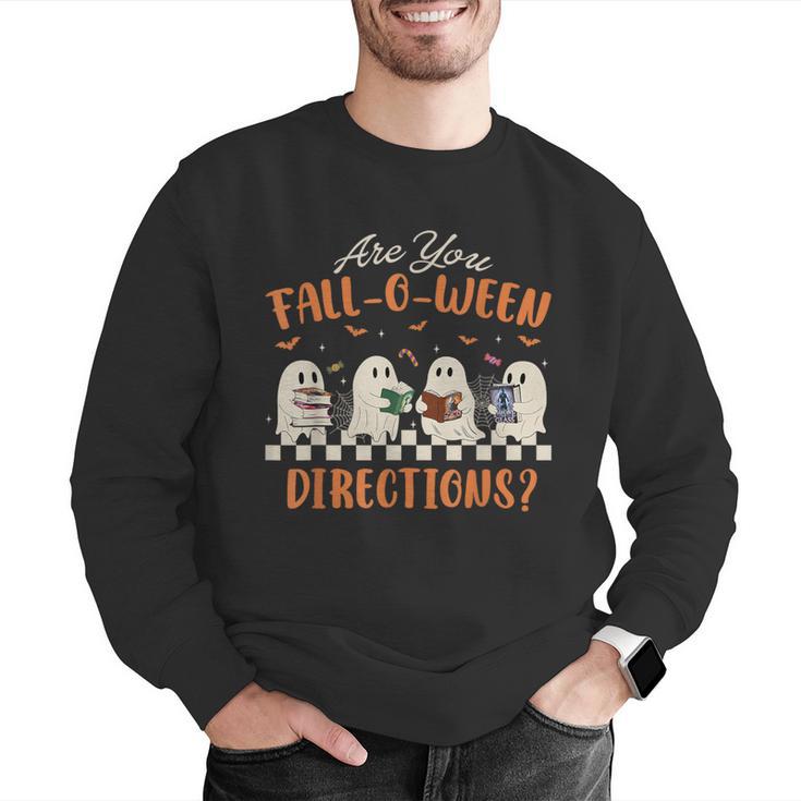 Are You Fall-O-Ween Directions Halloween TeacherGhost Book Men Graphic Sweatshirt, funny gift Are You Fall-O-Ween Directions Halloween TeacherGhost Book Men Graphic Sweatshirt, funny gift