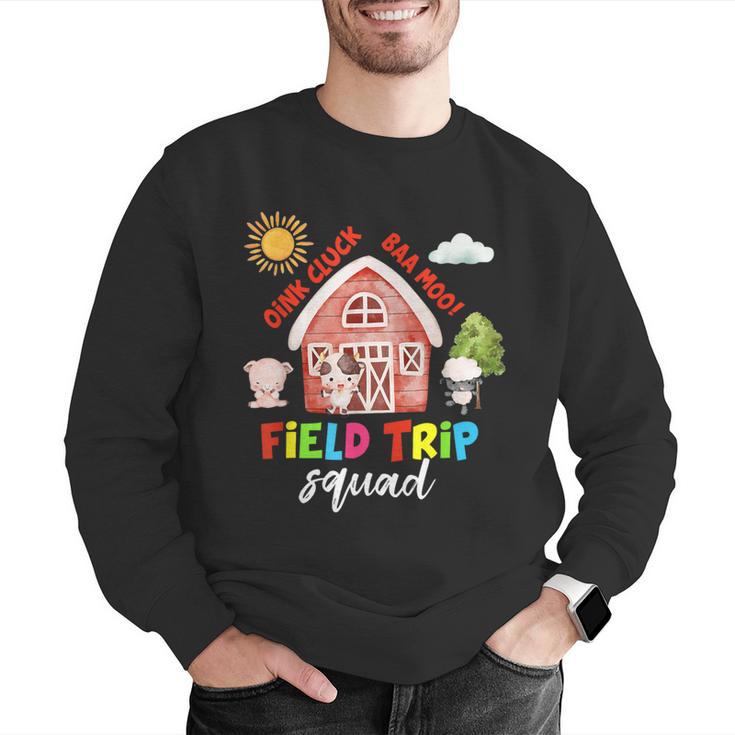 Farm Field Trip Squad Field Day 2025 Teachers Students Men Graphic Sweatshirt, funny gift