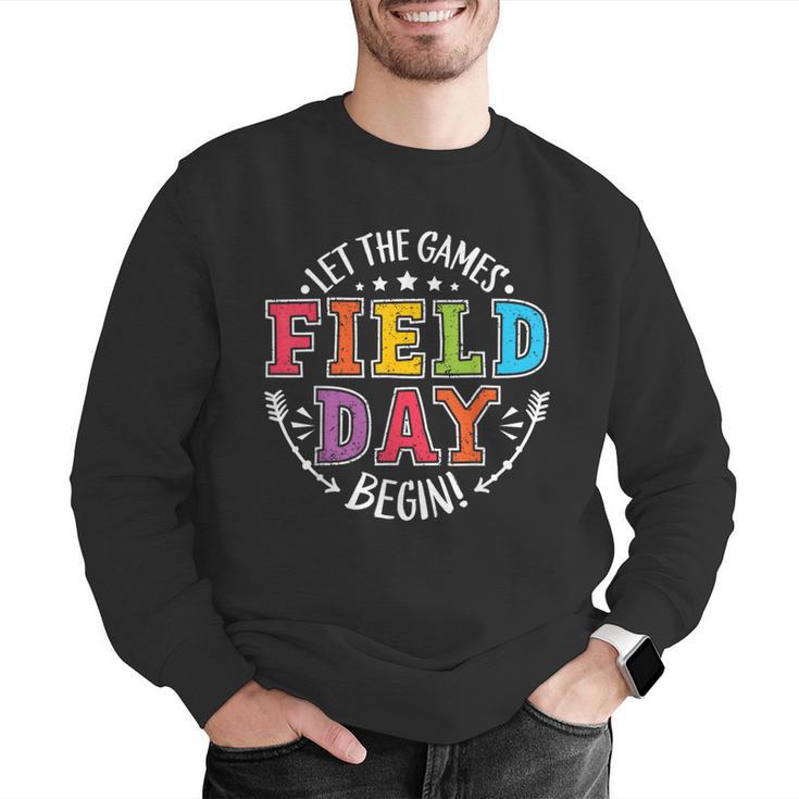 Field Day 2024 Let The Games Begin Teacher Kids Girls Boys Men Graphic Sweatshirt, funny gift Field Day 2024 Let The Games Begin Teacher Kids Girls Boys Men Graphic Sweatshirt, funny gift