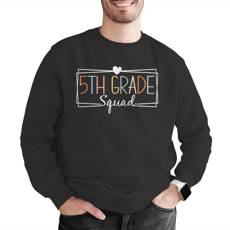 Fifth Grade Squad Teachers Kids 5th Grade Back To School Men Graphic Sweatshirt, funny gift