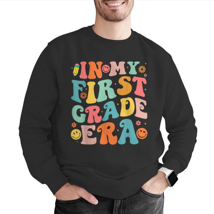 In My First Grade Era 1st Grade Teacher Back To School Men Graphic Sweatshirt, First Grade Teacher Sweatshirts, funny gift
