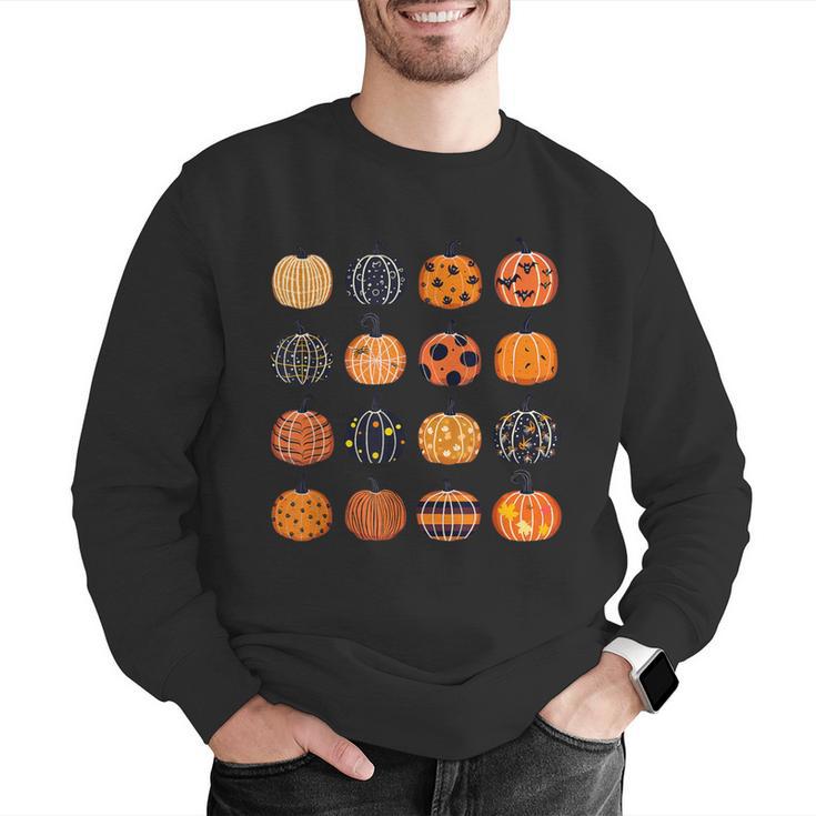 Folk Art Pumpkins Teacher Nurses Admin Witch Halloween Cute Men Graphic Sweatshirt, funny gift Folk Art Pumpkins Teacher Nurses Admin Witch Halloween Cute Men Graphic Sweatshirt, funny gift