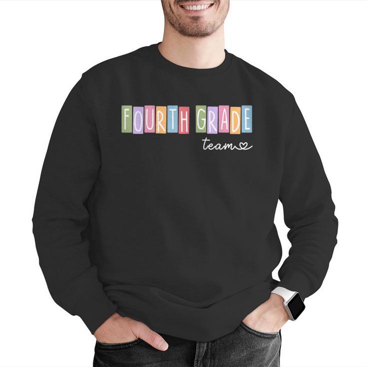 Fourth Grade Team 4th Grade Teacher Girls Boys Men Graphic Sweatshirt, 4th Grade Teacher Sweatshirts, funny gift