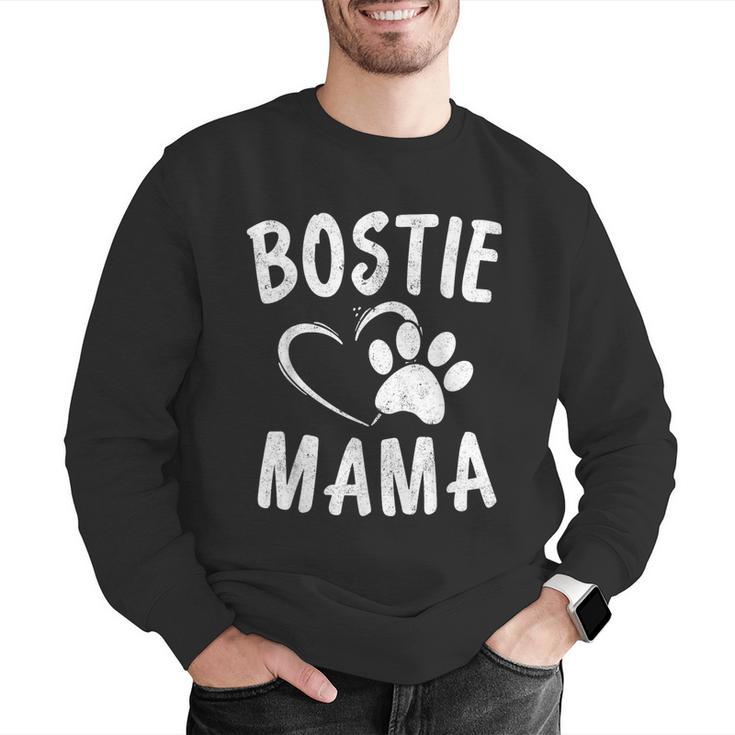 Fun Bostie Mama Dog Lover Apparel Boston Terrier Mom Men Graphic Sweatshirt, Boston Terrier Mom Sweatshirts, funny gift