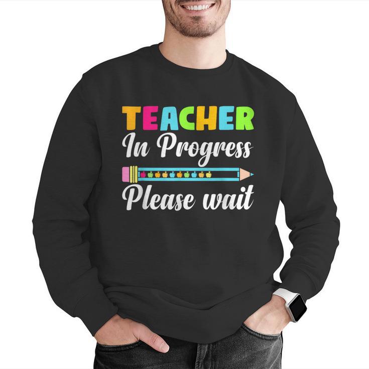 Future Teacher Cool Teacher In Progress Please Wait Men Graphic Sweatshirt, Future Teacher Sweatshirts, funny gift Future Teacher Cool Teacher In Progress Please Wait Men Graphic Sweatshirt, Future Teacher Sweatshirts, funny gift