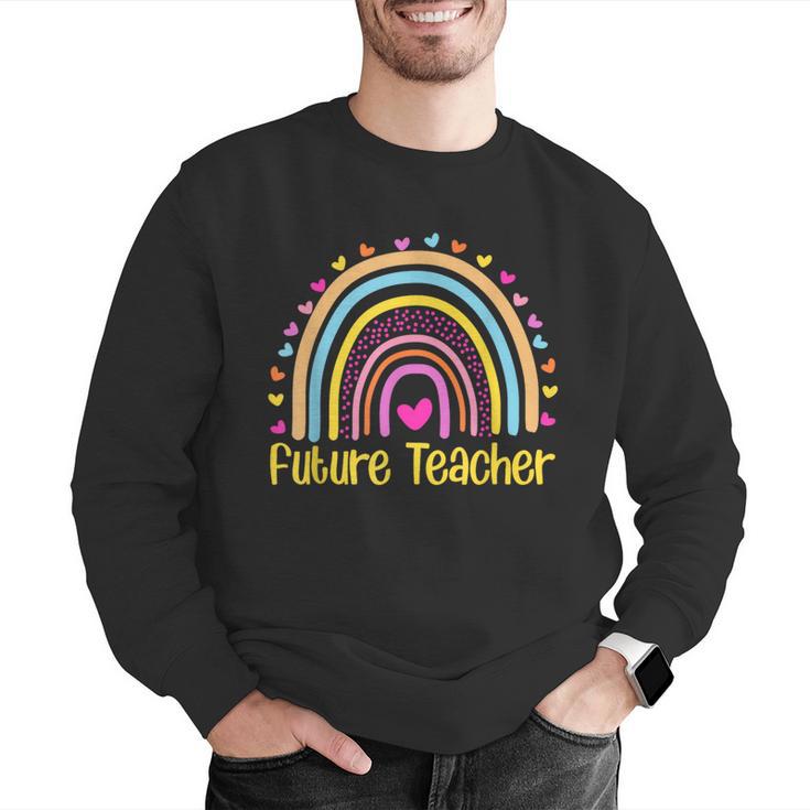 Future Teacher Rainbow Men Graphic Sweatshirt, Future Teacher Sweatshirts, funny gift Future Teacher Rainbow Men Graphic Sweatshirt, Future Teacher Sweatshirts, funny gift