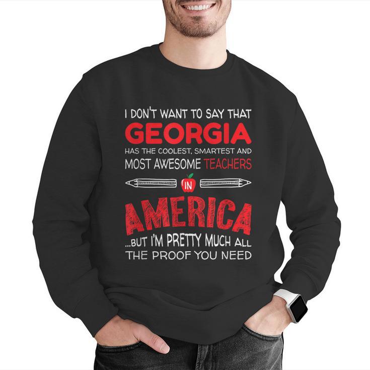 Georgia Teachers Classroom Tshirt Men Graphic Sweatshirt, funny gift