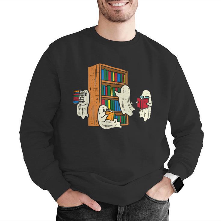 Ghosts Reading Books Teacher Halloween Librarian Boooks Men Graphic Sweatshirt, funny gift Ghosts Reading Books Teacher Halloween Librarian Boooks Men Graphic Sweatshirt, funny gift