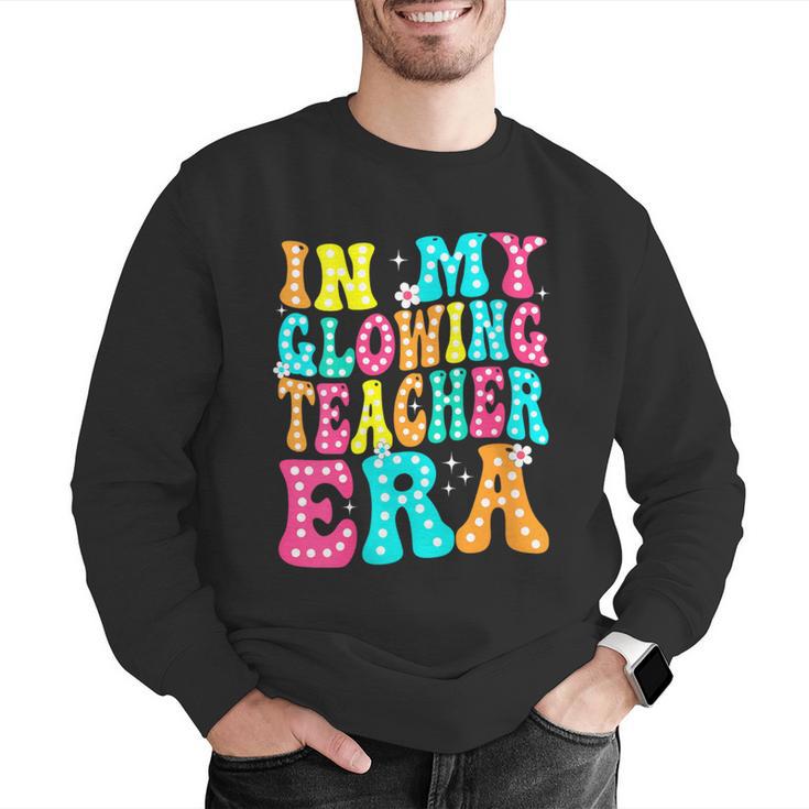 In My Glowing Teacher Era Groovy Colorful Bright Men Graphic Sweatshirt, Groovy Teacher Sweatshirts, funny gift In My Glowing Teacher Era Groovy Colorful Bright Men Graphic Sweatshirt, Groovy Teacher Sweatshirts, funny gift