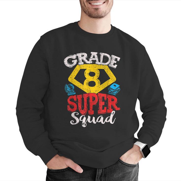 Grade 8 Super Squad Superhero Teacher Team Men Graphic Sweatshirt, Super Teacher Sweatshirts, funny gift Grade 8 Super Squad Superhero Teacher Team Men Graphic Sweatshirt, Super Teacher Sweatshirts, funny gift