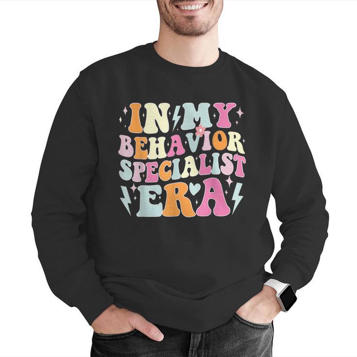 Groovy In My Behavior Specialist Era Behavior Teachers Men Graphic Sweatshirt, funny gift Groovy In My Behavior Specialist Era Behavior Teachers Men Graphic Sweatshirt, funny gift