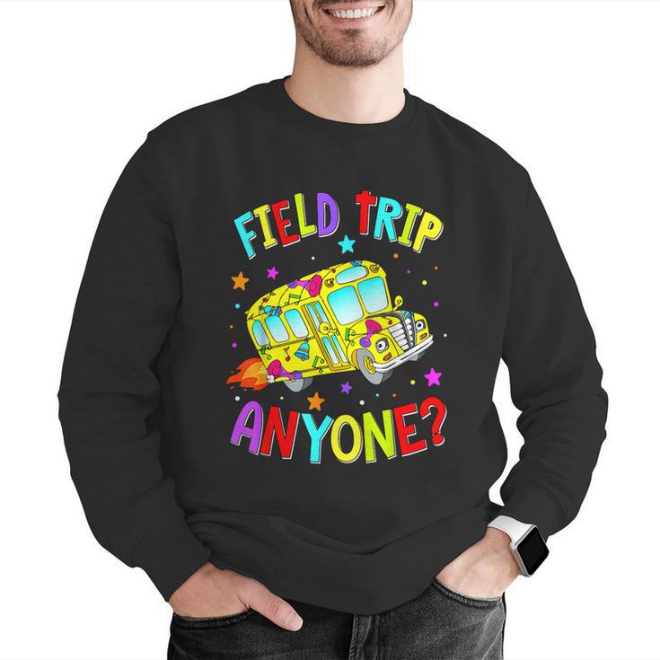 Groovy Field Trip Anyone Happy Field Day For Teachers Kids Men Graphic Sweatshirt, funny gift Groovy Field Trip Anyone Happy Field Day For Teachers Kids Men Graphic Sweatshirt, funny gift