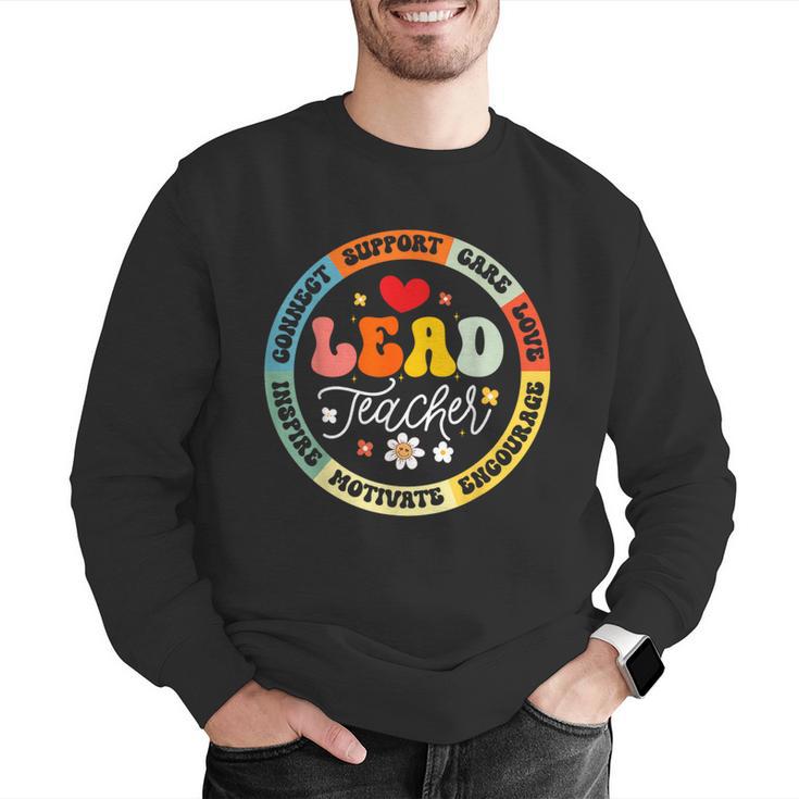 Groovy Lead Teacher Appreciation Back To School Men Graphic Sweatshirt, Groovy Teacher Sweatshirts, funny gift Groovy Lead Teacher Appreciation Back To School Men Graphic Sweatshirt, Groovy Teacher Sweatshirts, funny gift