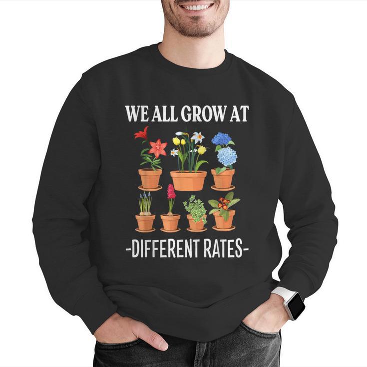 We All Grow At Different Rates Back To School Teacher Men Graphic Sweatshirt, funny gift We All Grow At Different Rates Back To School Teacher Men Graphic Sweatshirt, funny gift
