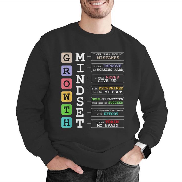 Growth Mindset Shirt Positive School Classroom Teacher Men Graphic Sweatshirt, funny gift Growth Mindset Shirt Positive School Classroom Teacher Men Graphic Sweatshirt, funny gift