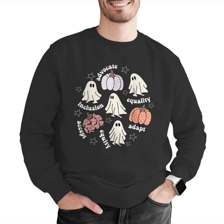 Halloween Advocate Heat Transfers Special Education Teacher Men Women Men Graphic Sweatshirt, funny gift