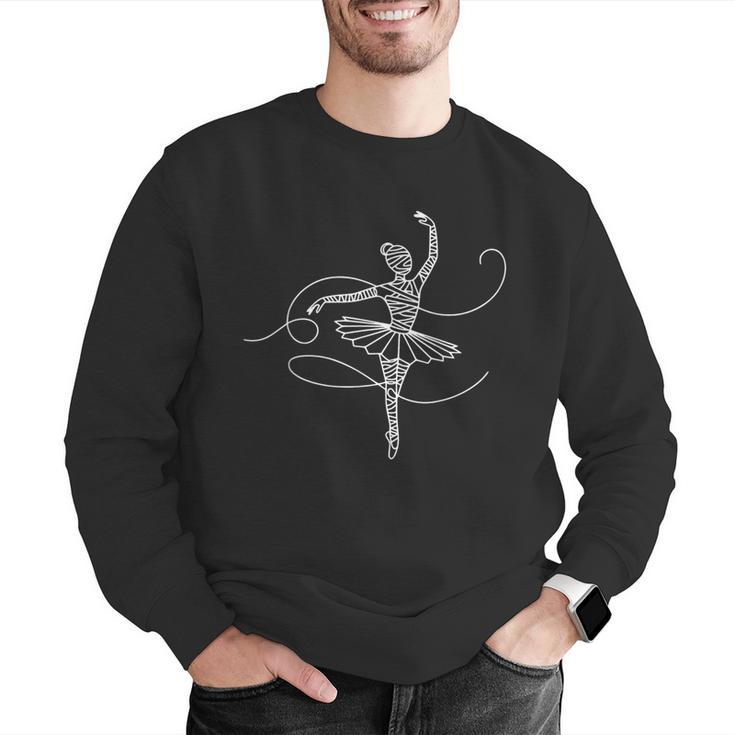 Halloween Ballet Mummy Ballerina Spooky Dance Teacher Women Men Graphic Sweatshirt, funny gift