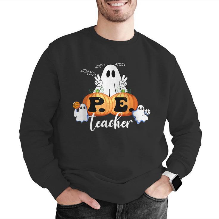 Halloween PE Teacher Ghosts Pumpkins Sports Lover Men Graphic Sweatshirt, Pe Teacher Sweatshirts, funny gift Halloween PE Teacher Ghosts Pumpkins Sports Lover Men Graphic Sweatshirt, Pe Teacher Sweatshirts, funny gift