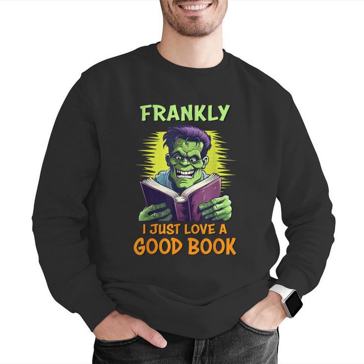 Halloween Teacher Librarian Frankenstein Reading Books Men Graphic Sweatshirt, funny gift Halloween Teacher Librarian Frankenstein Reading Books Men Graphic Sweatshirt, funny gift