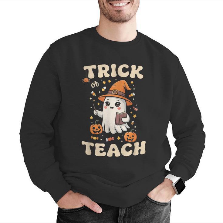 Halloween Teacher Shirts Women School Trick Or Teach Groovy Men Graphic Sweatshirt, Groovy Teacher Sweatshirts, funny gift Halloween Teacher Shirts Women School Trick Or Teach Groovy Men Graphic Sweatshirt, Groovy Teacher Sweatshirts, funny gift