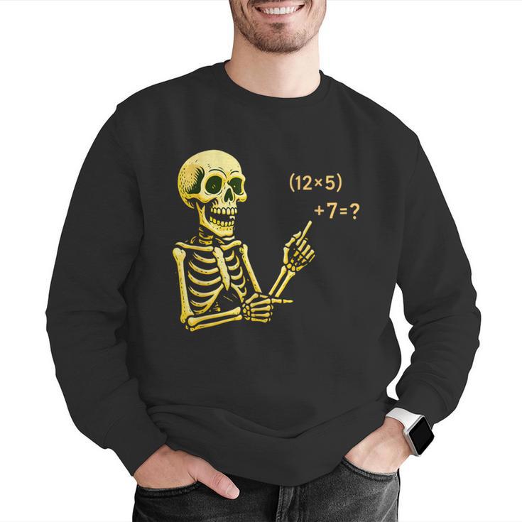 Halloween Teacher Six Seven 6 7 Skeleton Spooky Costume Men Graphic Sweatshirt, funny gift Halloween Teacher Six Seven 6 7 Skeleton Spooky Costume Men Graphic Sweatshirt, funny gift