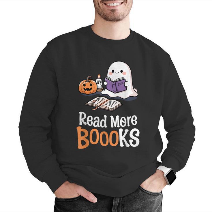 Halloween Teacher Women Cute Reading Ghost Read More Books Men Graphic Sweatshirt, funny gift Halloween Teacher Women Cute Reading Ghost Read More Books Men Graphic Sweatshirt, funny gift
