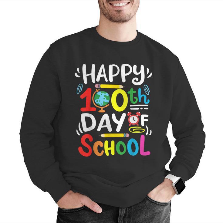 Happy 100th Day Of School 100 Days Of School Teacher Student Men Graphic Sweatshirt, funny gift Happy 100th Day Of School 100 Days Of School Teacher Student Men Graphic Sweatshirt, funny gift