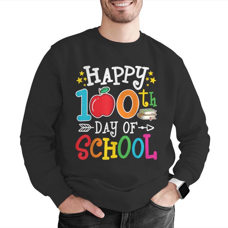 Happy 100th Day Of School Teachers 100 Days Of School Kids Men Graphic Sweatshirt, funny gift Happy 100th Day Of School Teachers 100 Days Of School Kids Men Graphic Sweatshirt, funny gift