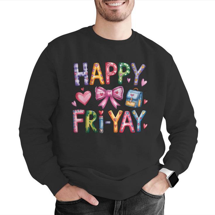 Happy Fri-Yay Teacher Fry Yay Friday Weekend Cute Fri-Yay Men Graphic Sweatshirt, funny gift Happy Fri-Yay Teacher Fry Yay Friday Weekend Cute Fri-Yay Men Graphic Sweatshirt, funny gift