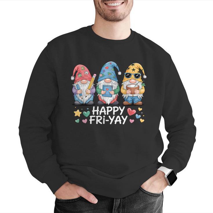 Happy Fri-Yay Teacher Fry Yay Friday Weekend Fri-Yay Men Graphic Sweatshirt, funny gift