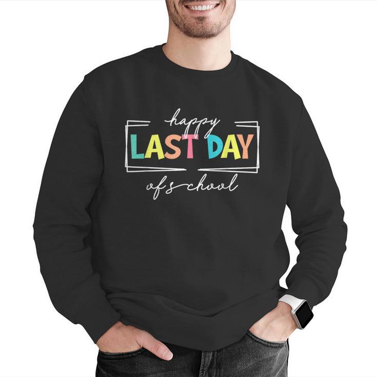 Happy Last Day Of School Shirt Men Women Teacher Student Men Graphic Sweatshirt, funny gift