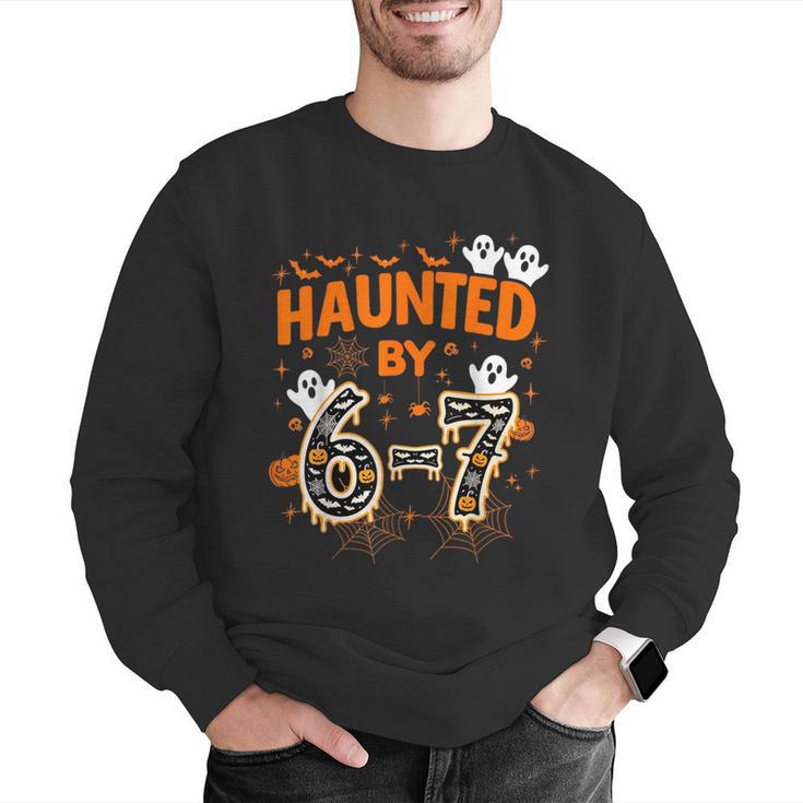 Haunted By 6-7 Halloween Math Teacher Joke Men Graphic Sweatshirt, funny gift Haunted By 6-7 Halloween Math Teacher Joke Men Graphic Sweatshirt, funny gift