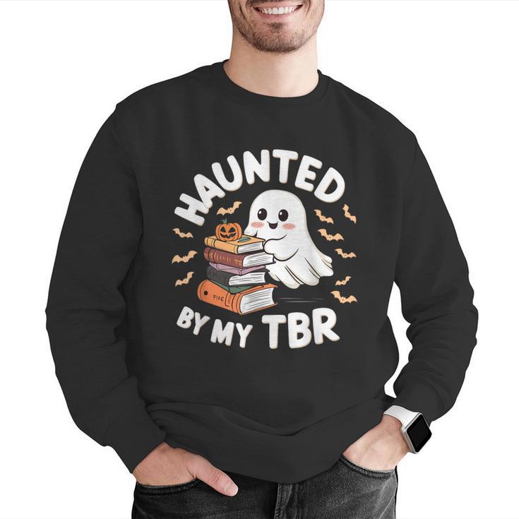 Haunted By My TBR Cute Ghost Book Reading Teacher Halloween Men Graphic Sweatshirt, funny gift Haunted By My TBR Cute Ghost Book Reading Teacher Halloween Men Graphic Sweatshirt, funny gift