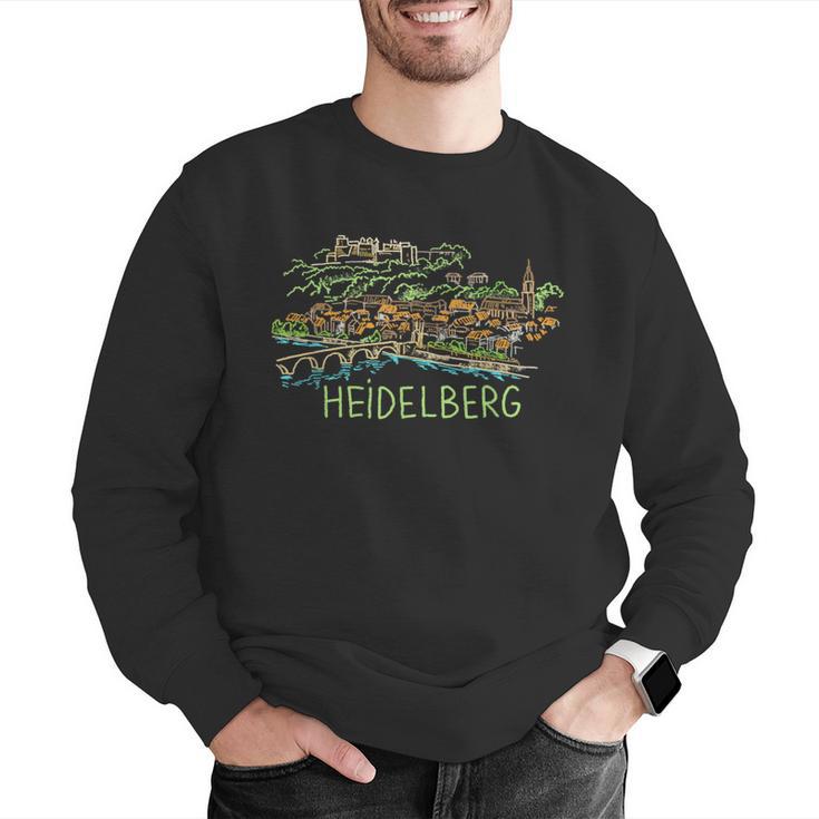 Heidelberg Germany Art Men Women Men Graphic Sweatshirt, funny gift