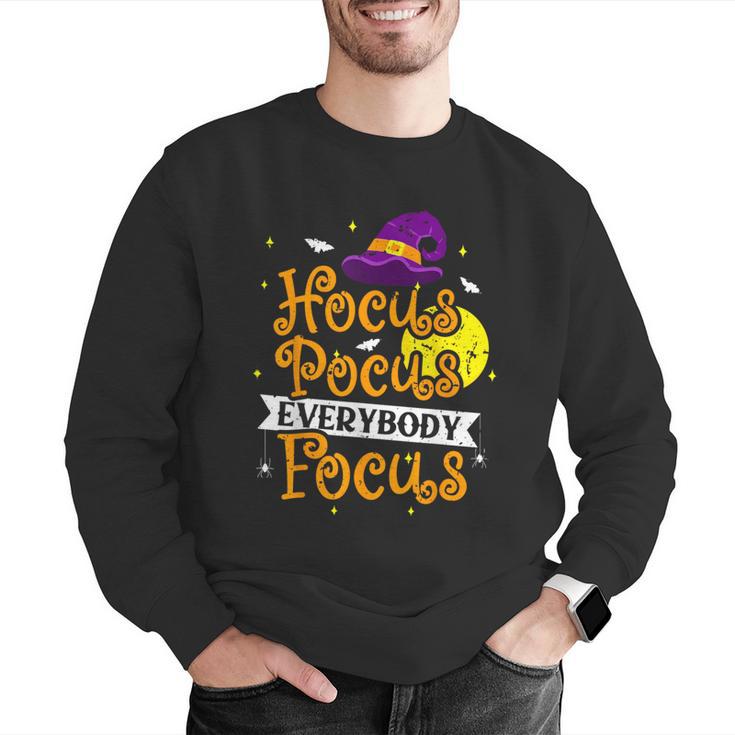 Hocus Pocus Everybody Focus Halloween Teacher Men Women Kids Men Graphic Sweatshirt, funny gift Hocus Pocus Everybody Focus Halloween Teacher Men Women Kids Men Graphic Sweatshirt, funny gift