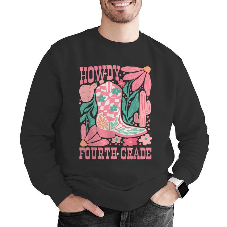 Howdy Fourth Grade Western 4th Grade Teacher Cowboy Cowgirl Men Graphic Sweatshirt, 4th Grade Teacher Sweatshirts, funny gift Howdy Fourth Grade Western 4th Grade Teacher Cowboy Cowgirl Men Graphic Sweatshirt, 4th Grade Teacher Sweatshirts, funny gift
