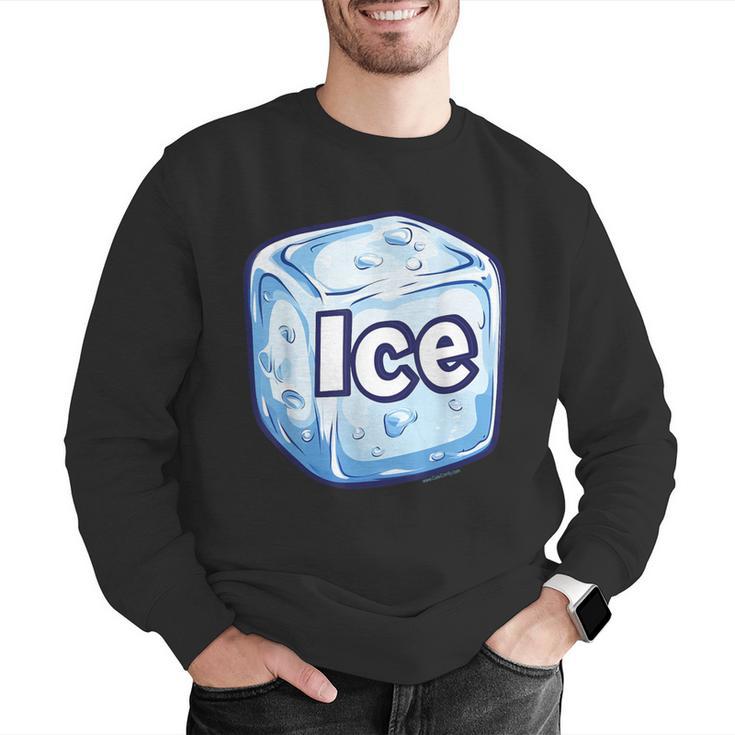 Ice Halloween Pun Costume Easy Lazy Team Group Teacher Men Graphic Sweatshirt, funny gift
