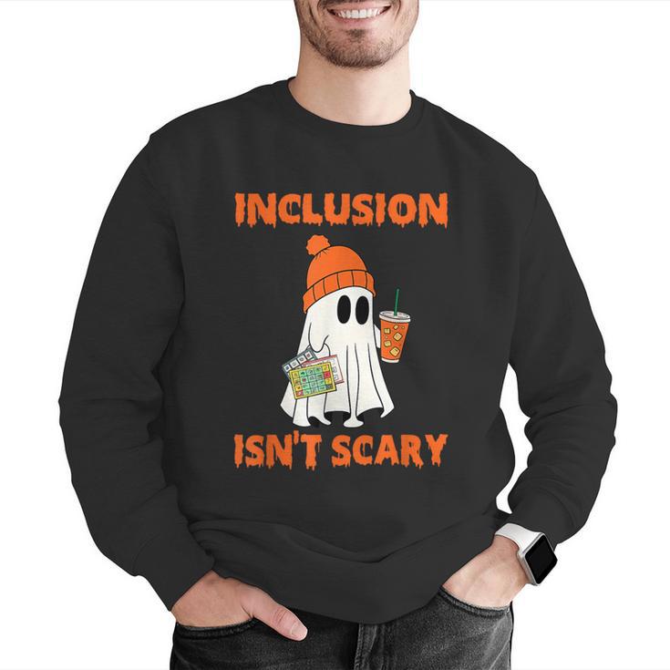 Inclusion Isn't Scary Shirt Halloween SLP Sped Teacher Men Graphic Sweatshirt, funny gift