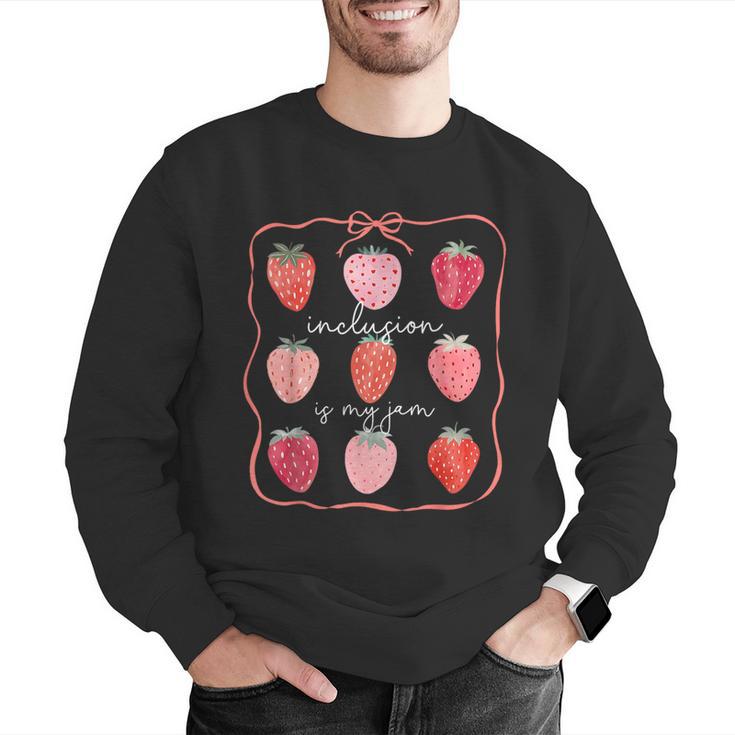 Inclusion Is My Jam Special Education Teacher Autism SPED Men Graphic Sweatshirt, funny gift Inclusion Is My Jam Special Education Teacher Autism SPED Men Graphic Sweatshirt, funny gift